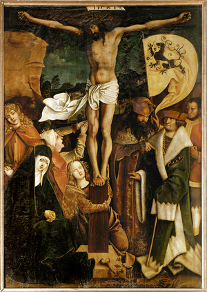 The Crucifixion (tempera on spruce wood)