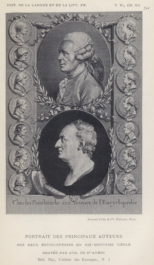 Portrait Des Principaux Auteurs Des Deux Encylopedies Du Dix-Huitieme Siecle (litho)