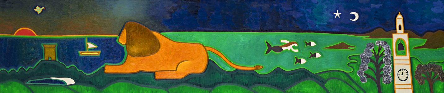 Le Cap de Roccapina et son Lion, 2014 (oil on linen)