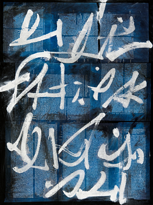 Texto #15, 2020 (collage, mixed media on canvas)