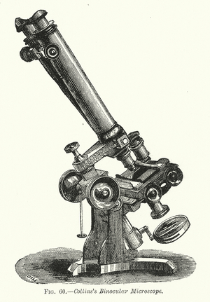 Collins's Binocular Microscope (engraving)