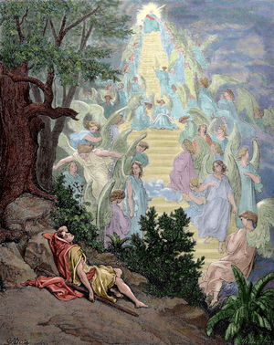Jacob's Dream (colour engraving)