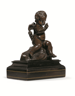 Figure of the infant Cupid, second quarter of 18th century (bronze)
