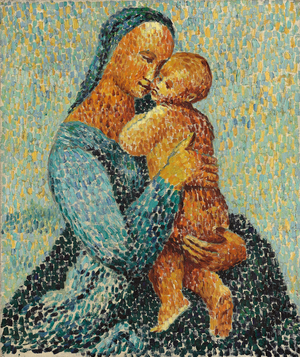 Mother and Child, 1924 (oil on canvas)