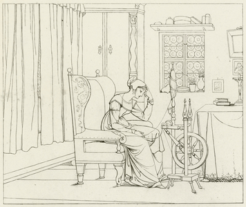 Illustration for Goethe's Faust (engraving)