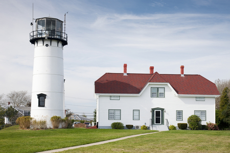 The lighthouse in Chatham, Cape Cod, Boston, USA (photo)
