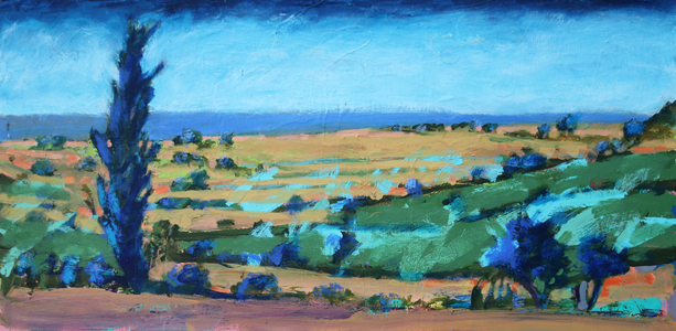Devon Coast, 2021 (acrylic on board)