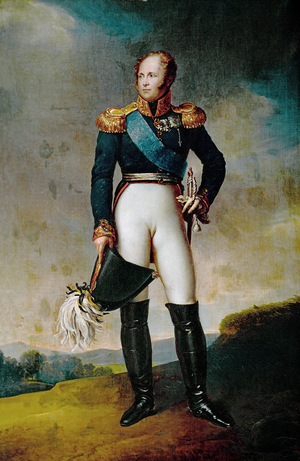 Tsar Alexander I …