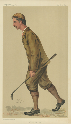 Mr John Ball junior (colour litho)