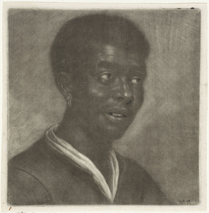 Head of a black man, c.1660-70 (print)