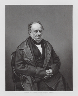 James Gascoyne-Cecil, 2nd Marquess of Salisbury, British politician (engraving)
