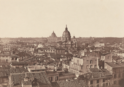 View of Rome,c. 1855 (photo)