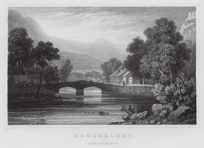 Beddgelert, Caernarvonshire (engraving)