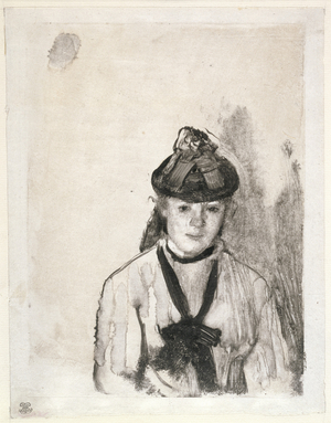 Portrait of Ellen Andrée, c.1876 (monotype)