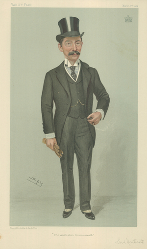 The Lord Northcote (colour litho)
