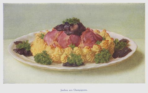 Jambon aux Champignons (colour litho)