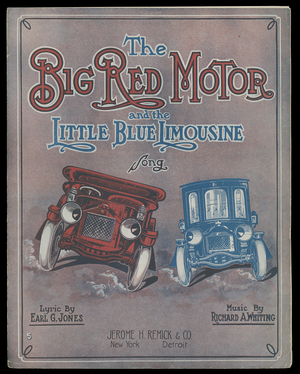 The Big Red Motor and the Little Blue Limousine Song, c.1770-1959 (print)