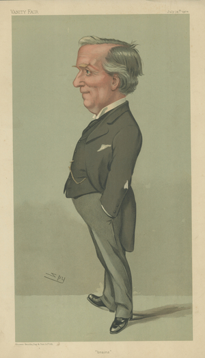 The Right Honourable Herbert Henry Asquith (colour litho)