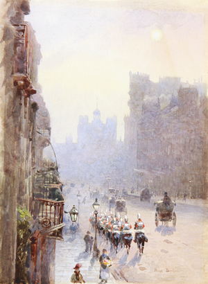 Horse Guards, St James's Street (watercolour)