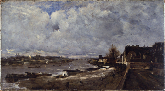Le Quai de Bercy, ca. 1890 (oil)