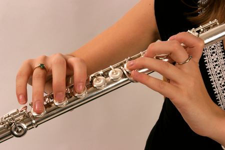 Flute - woman playing