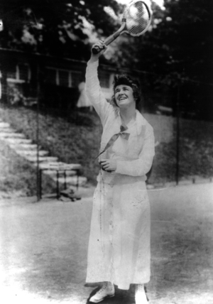 Tennis player Helen Guilleaudeau, july 1922