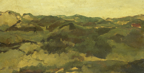 A Heath Landscape, 1880-1923 (oil on panel)