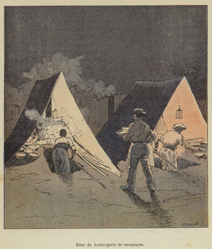 Four de boulangerie de campagne (colour litho)
