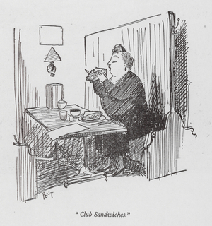 "Club Sandwiches" (litho)