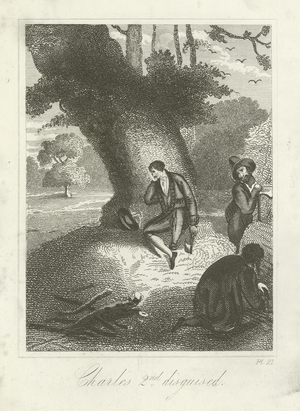 Charles 2nd disguised (engraving)