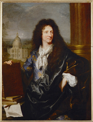 Jules Hardouin-Mansart, First Architect and Supervisor of the Royal Buildings, painted 1685 …