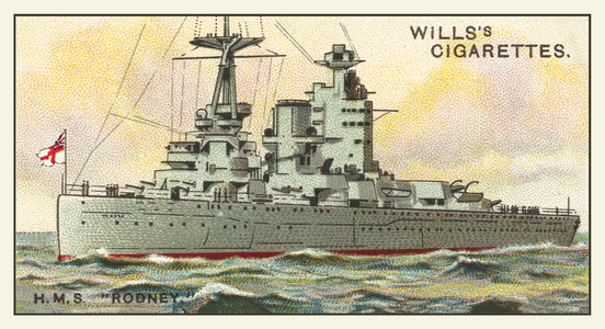 HMS "Rodney" (chromolitho)