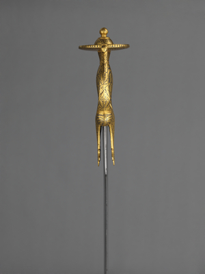 Sword of Guru Sadhu Singh Sodhi, Pubjab, 19th century (steel & gold)