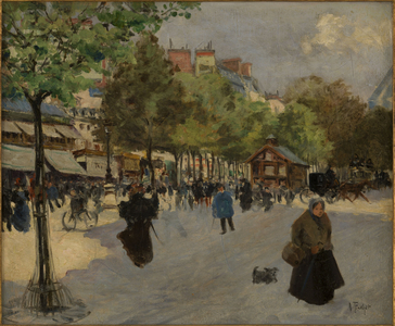 Boulevard de Clichy, ca. 1895 (oil on canvas)