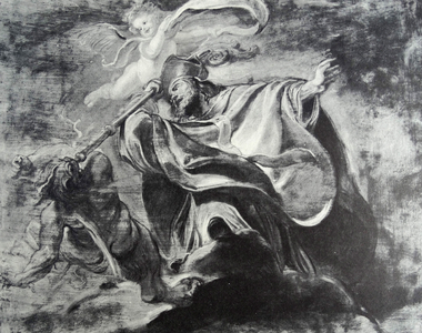 St Gregory of Nazianzus, 1620-21 (b/w photo)