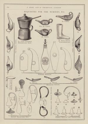 Illustration for S Maw, Son & Thompson’s  medical catalogue, 1891 (engraving)
