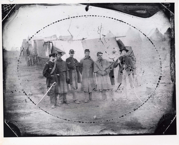 Union Army, Union infantry in winter camp