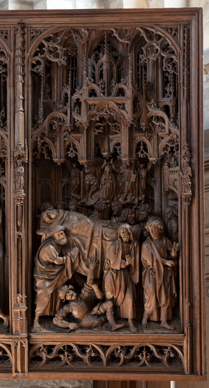 Altarpiece of the Paris Church, Onze-Lieve-Vrouw-Lombeek, Roosdaal, Belgium, 1525-35 (wood)