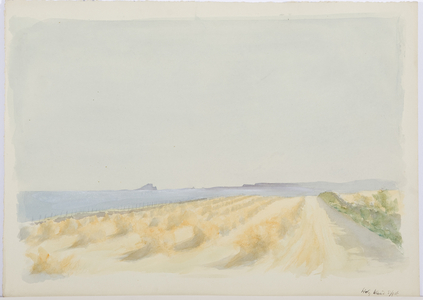 Holy Island, 1894 (pencil & watercolour on paper)