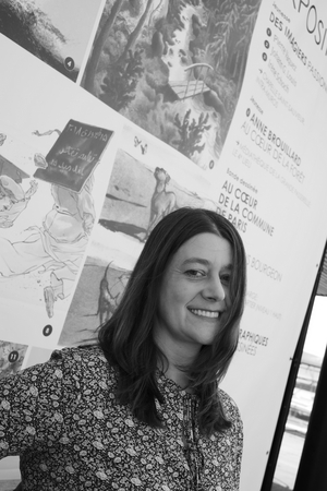 Portrait of Erin Swan, 2023 (b/w photo)