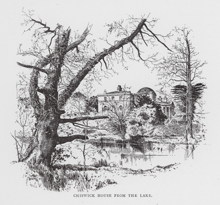 Chiswick House from the Lake (engraving)