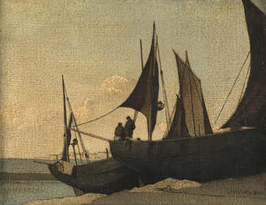 Hastings, Fishing, 1929 (oil on canvas)