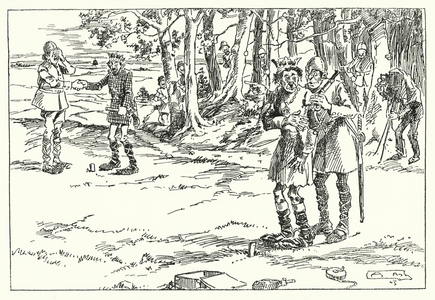 AD 1013, A Famous Duel (litho)