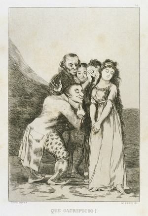 Los Caprichos by Francisco de Goya (1746-1828).