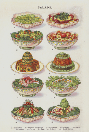 Salads (chromolitho)