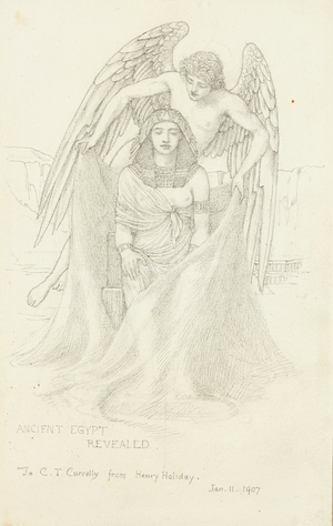 Ancient Egypt Revealed, 1907 (pencil on paper)