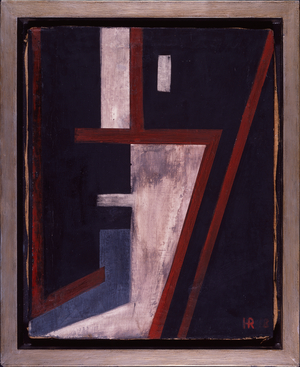 Dada Kopf (Dada Head), 1918 (gouache on canvas)