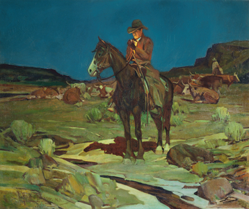 When Nights are Long, 1937 (oil on canvas)