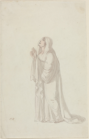 Antique Figure, 1821 (pen and ink)