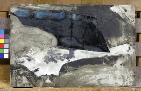 Untitled, 1976-77 (concrete  and glass montage on wood)